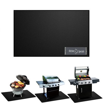 3-Layer Rectangle Fireproof Under Grill Mats