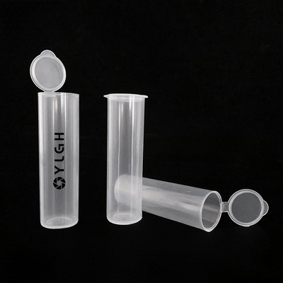 Plastic Storage Tube With Flip Lid