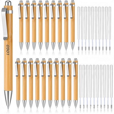 Bamboo and Wooden Ballpoint Pen Stationery