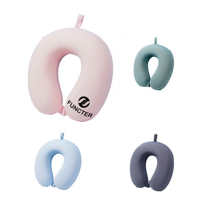 Ice Thread Household Travel Soft U Shaped Neck Pillow