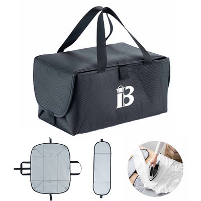 Portable folding ironing pads bag
