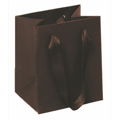 5 x 4 x 6 Eastside Espresso Twill Handle Bags 100/ctn