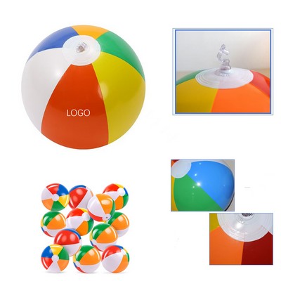 Summer Outdoor Rainbow Color PVC Sports Pool Beach Ball