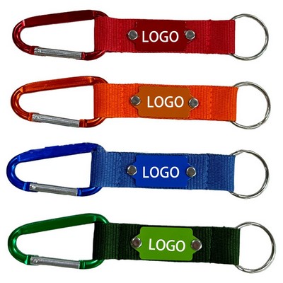 Carabiner with Lanyard for Outdoor Sports