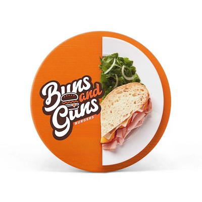 3.5" x 1.5mm Circular Pulpboard Coaster - Full color print