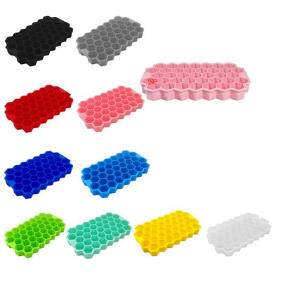 37-cavity Honeycomb Shape Silicone Ice Tray