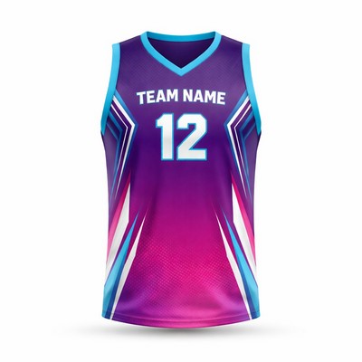 Men's Sublimated Sleeveless Volleyball Jersey 160GSM