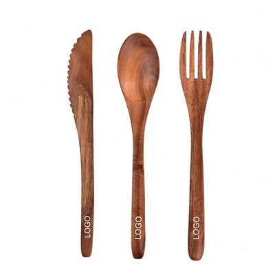 3 pieces Wooden Utensil Set