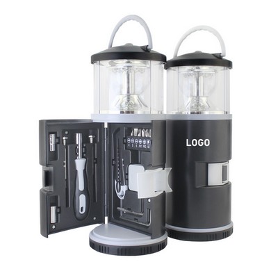Outdoor Camping Lantern With Tool Kit Set