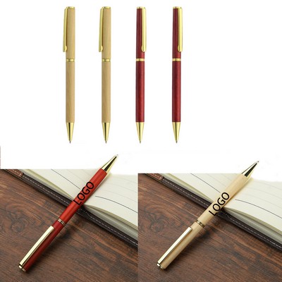 Ballpoint Pen with Wooden Barrel