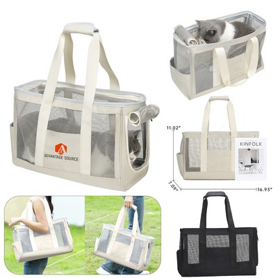 Portable Pet Carrying Bag W/ Safety Buckle
