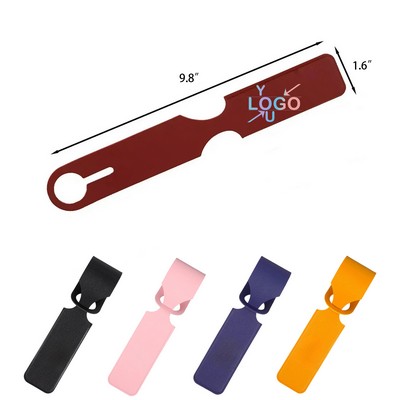 Slim Leather Travel Tag