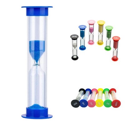 Portable PVC Tube Sand Timer Hourglass 1 Minute
