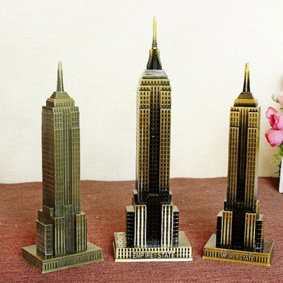 Bronze 7" New York Statue of Empire State Building Model Statue
