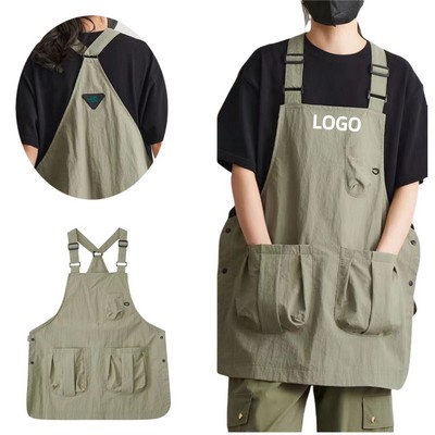 Multi-Pocket Oil-Resistant Apron