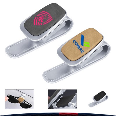 Dodie PU Leather Eyeglasses Clip