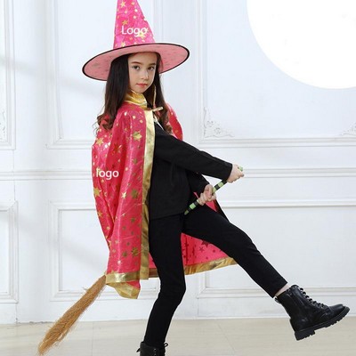 Halloween Children'S Cloak Hat Set