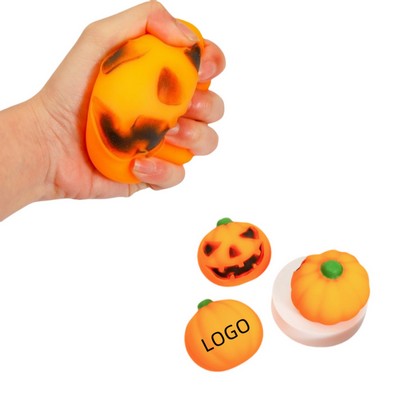 Halloween Tpr Pumpkin Stress Reliever Toy