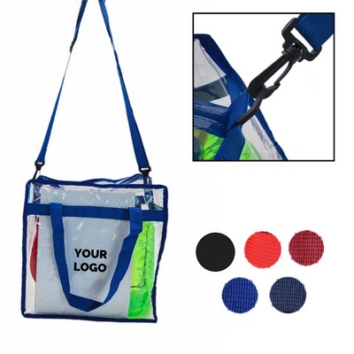 MOQ 10 pcs Large Clear Tote Bag