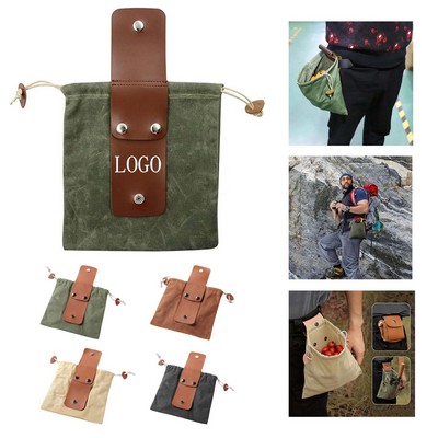 Canvas Foraging Waist Bag Pack