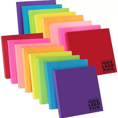 50 Sheets Transparent Sticky Note Pads in 3x3''