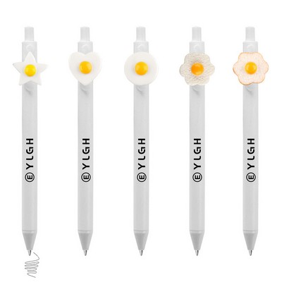 Click Activated Pen With Fried Eggs