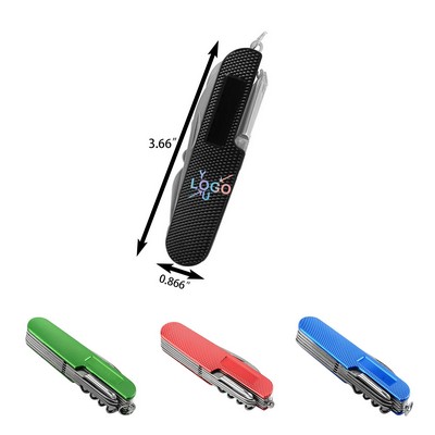 11 Function Keychain Pocket Multitool Knife