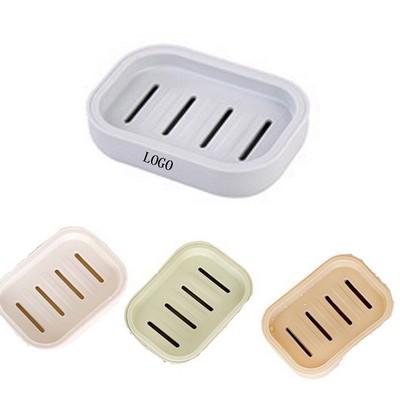 Double Layer Plastic Soap Dish Drain Holder