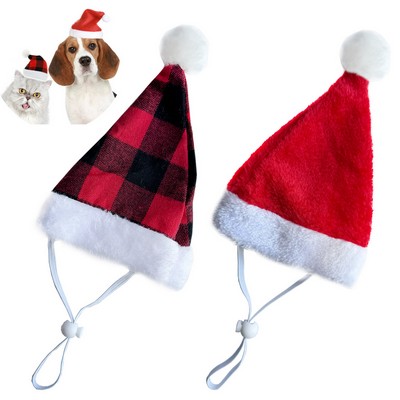 Pet Christmas Santa Hat
