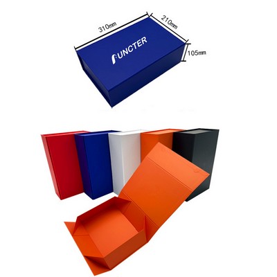 Folding Gift Box/One-piece Gift Box/Magnetic Clamshell Packing Box 10.63'' X 7.48''