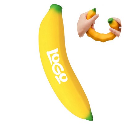 PU Foam Banana Stress Reliever Toys