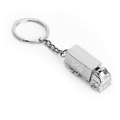 Mini Truck-Shaped Metal Keychain – Polished & Durable