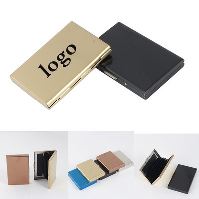 6-Slot Stainless Steel Card Organizer