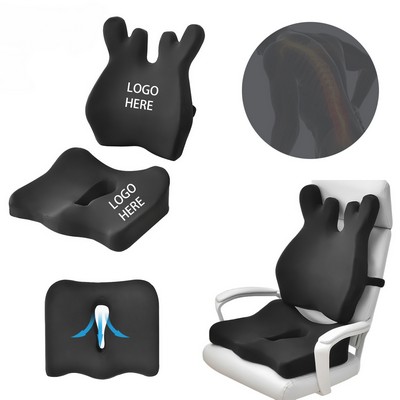 Pure Memory Foam Lumbar Cushion For Back Support Driver Office Gaming Chair Pillow