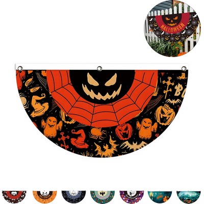 Holiday Fan-Shapped Bunting Flags