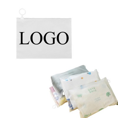 Translucent Frosted Eva Drawstring Storage Bag 8"X6"