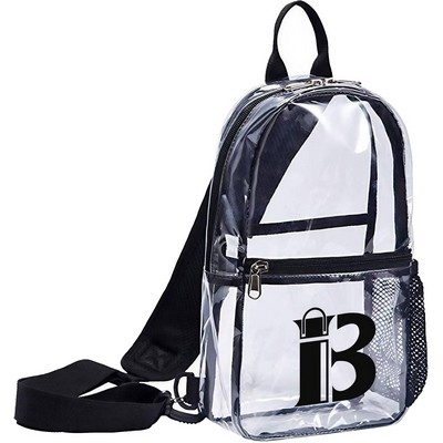 Waterproof Clear PVC Single Shoulder Backpack