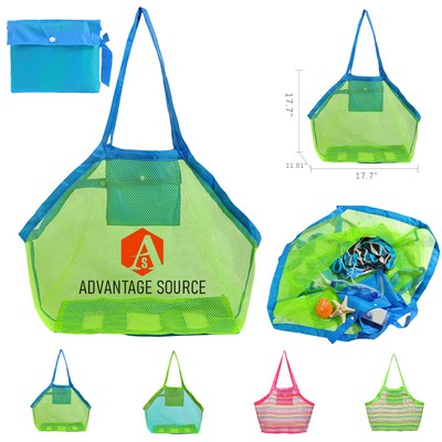 Kids Mesh Beach Tote Bag For Summer Use