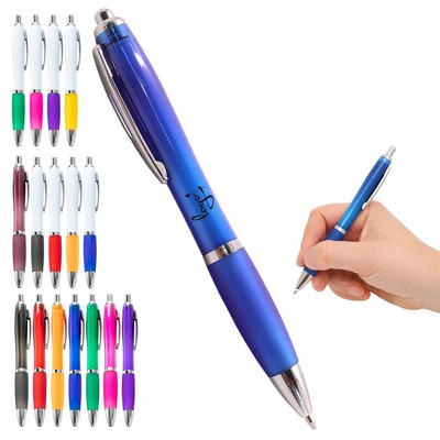 Transparent Plastic Ballpoint Pen