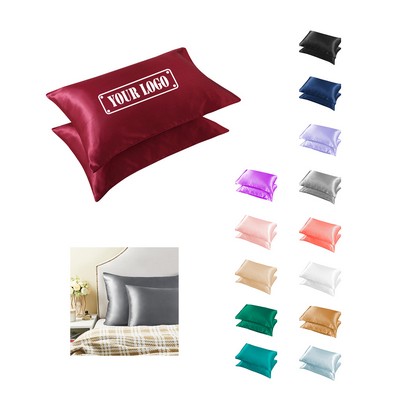 Polyester Satin Pillow Cover