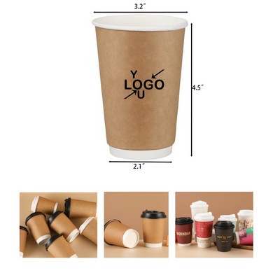 12 Ounce Insulated Kraft Coffee Cup