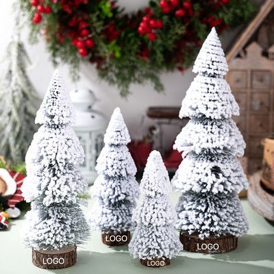 Christmas Scene Decoration Mini Cedar Christmas Tree Desktop Ornament Small Cedar Tree 15-30cm