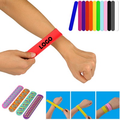 Colorful Silicone Snap Bracelet