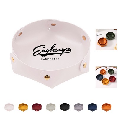 Leather Storage Tray