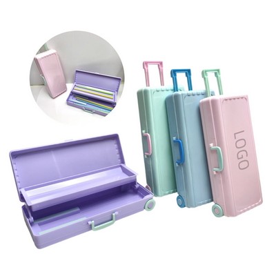 Luggage-Shaped Student Stationery Box