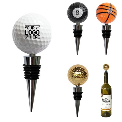 Golf Ball Wine Stopper