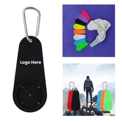 Silicone Carabiners With Water Bottle Holders & Towel Buckles