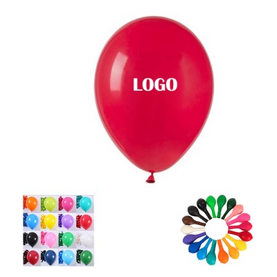 9" Assorted Color Latex Balloon