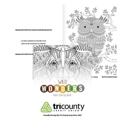 Good Value™ Wild Wonders Adult Coloring Book