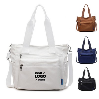 Solid Color Tote Bag